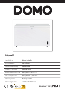 Manual de uso Domo DO91218F Congelador