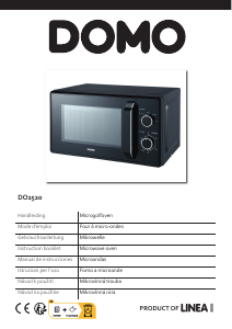 Manual Domo DO2520 Microwave