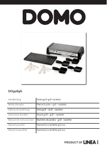 Manual de uso Domo DO9189G Raclette grill