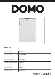 Manual de uso Domo DO91123 Refrigerador