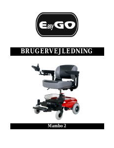 Brugsanvisning EasyGo Mambo 2 Elektrisk kørestol