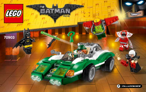 Instrukcja Lego set 70903 Batman Movie Wyścigówka Riddlera