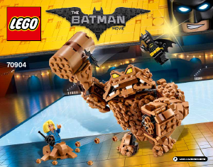 Handleiding Lego set 70904 Batman Movie Clayface – Verplettervuisten