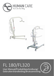 Manual Human Care FL 180 Patient Hoist