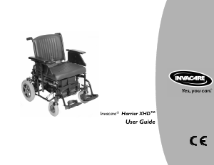 Handleiding Invacare Harrier XHD Elektrische rolstoel