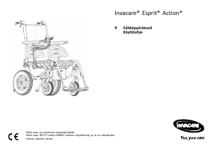 Käyttöohje Invacare Esprit Action Sähkökäyttöinen pyörätuoli