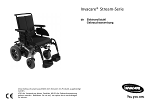 Manuál Invacare Stream Elektrický invalidní vozík