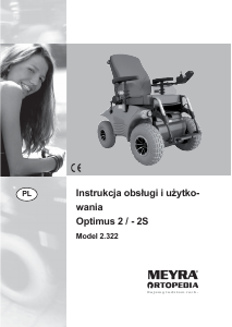 Instrukcja Meyra 2.322 Optimus 2 Wózek inwalidzki elektryczny