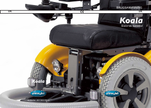 Brugsanvisning Permobil Koala Elektrisk kørestol