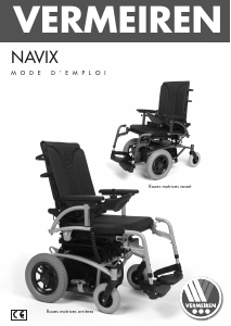 Mode d’emploi Vermeiren Navix Fauteuil roulant électrique