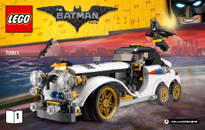 Bruksanvisning Lego set 70911 Batman Movie Pingvinen Arktisk roller
