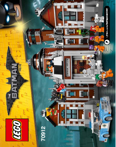 Bruksanvisning Lego set 70912 Batman Movie Arkhams mentalsjukhus