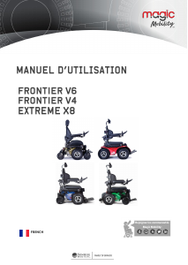 Mode d’emploi Magic Mobility Frontier V4 Fauteuil roulant électrique
