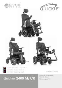 Instrukcja Quickie Q400 F Wózek inwalidzki elektryczny