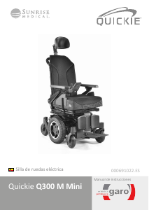 Manual de uso Quickie Q300 M Mini Silla de ruedas eléctrica