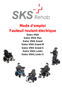 Mode d’emploi SKS Swiss VIVA Junior S Fauteuil roulant électrique