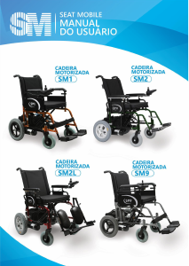 Manual Seat Mobile SM2 Cadeira de rodas elétrica