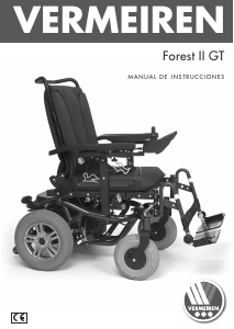 Manual de uso Vermeiren Forest II GT Silla de ruedas eléctrica