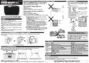 Handleiding Yamasa PZ-271 Power-Walker Lite Stappenteller