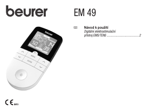 Manuál Beurer EM 49 Přístroj TENS