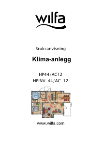 Bruksanvisning Wilfa HP44/AC12 Klimaanlegg