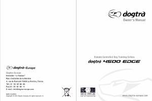 Manuale Dogtra 4500 Edge Collare elettrico