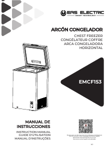 Manual EAS Electric EMCF153 Congelador