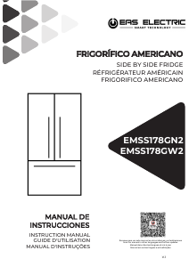 Manual de uso EAS Electric EMSS178GW2 Frigorífico combinado