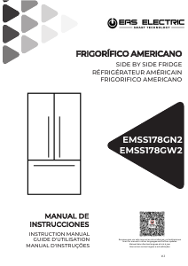 Mode d’emploi EAS Electric EMSS178GN2 Réfrigérateur combiné