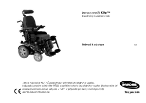 Manuál Invacare Kite Elektrický invalidní vozík