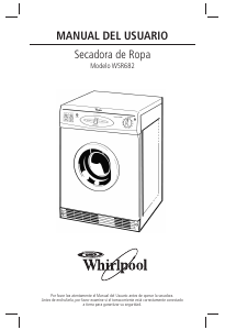 Manual de uso Whirlpool WSR682 Secadora