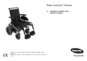 Manuál Invacare Stream Elektrický invalidní vozík