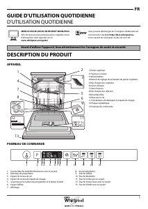 Mode d’emploi Whirlpool WCIO 3T333 DEF Lave-vaisselle