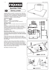 Brugsanvisning Franke F 600 Emhætte