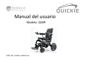 Manual de uso Quickie Q50R Silla de ruedas eléctrica