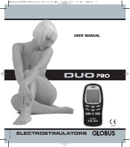 Handleiding Globus Duo Pro Elektrostimulator