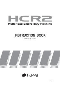 Handleiding Happy HRC2-X1506 Borduurmachine