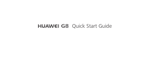 Bruksanvisning Huawei G8 Mobiltelefon