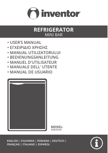 Manual Inventor MB490W Refrigerator
