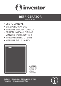 Mode d’emploi Inventor MP630SEC Réfrigérateur