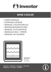 Manuale Inventor WC24BTEC Cantinetta vino