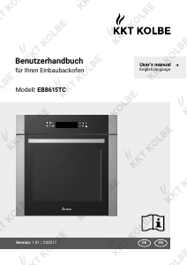 Bedienungsanleitung KKT Kolbe EB8615TC Backofen