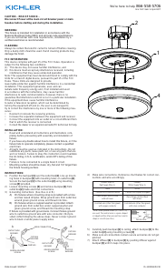 Manual Kichler 11303NILED Pira Lamp