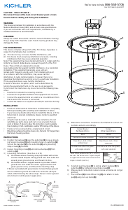 Manual Kichler 10769OZLED Avon Lamp