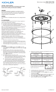 Manual Kichler 10788OZLED Avon Lamp