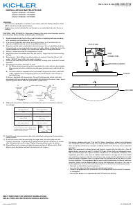 Manual Kichler 10766WHLED Ceiling Lamp