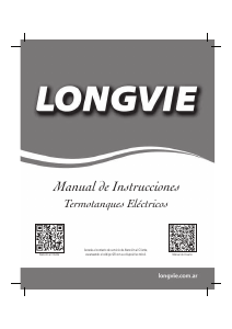 Manual de uso Longvie TEP60AR Calentador de agua
