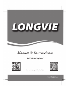 Manual de uso Longvie T5050D Calentador de agua