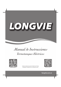 Manual de uso Longvie TEP40AR Calentador de agua