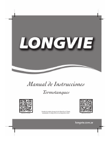 Manual de uso Longvie T5075D Calentador de agua